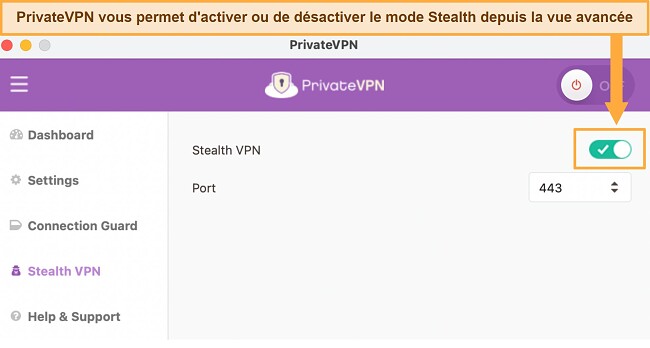 Probl&egrave;me de d&eacute;connexion VPN - Comment le r&eacute;soudre ? Param&egrave;tres de Stealth VPN de PrivateVPN