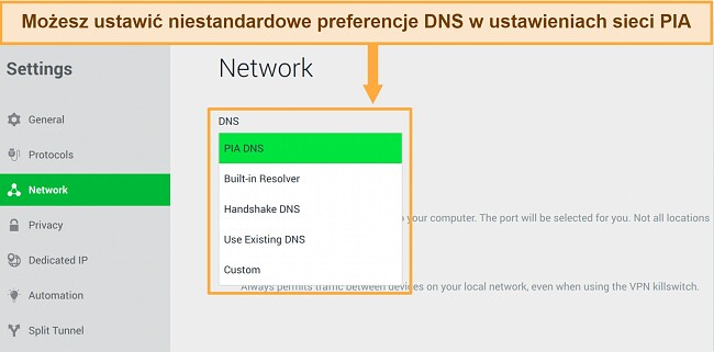 VPN traci połączenie jak to naprawić ustawienia sieci PIA