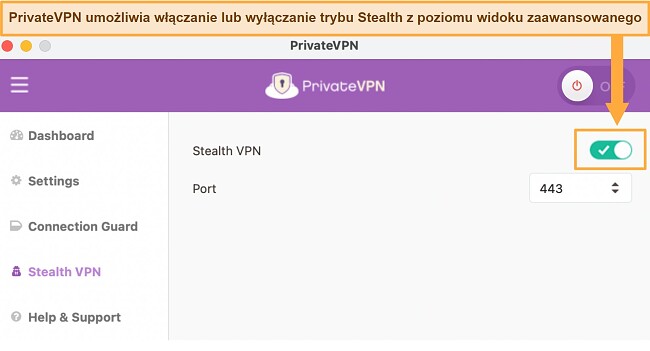 VPN traci połączenie jak to naprawić PrivateVPN Ukryty tryb ustawienia-VPN