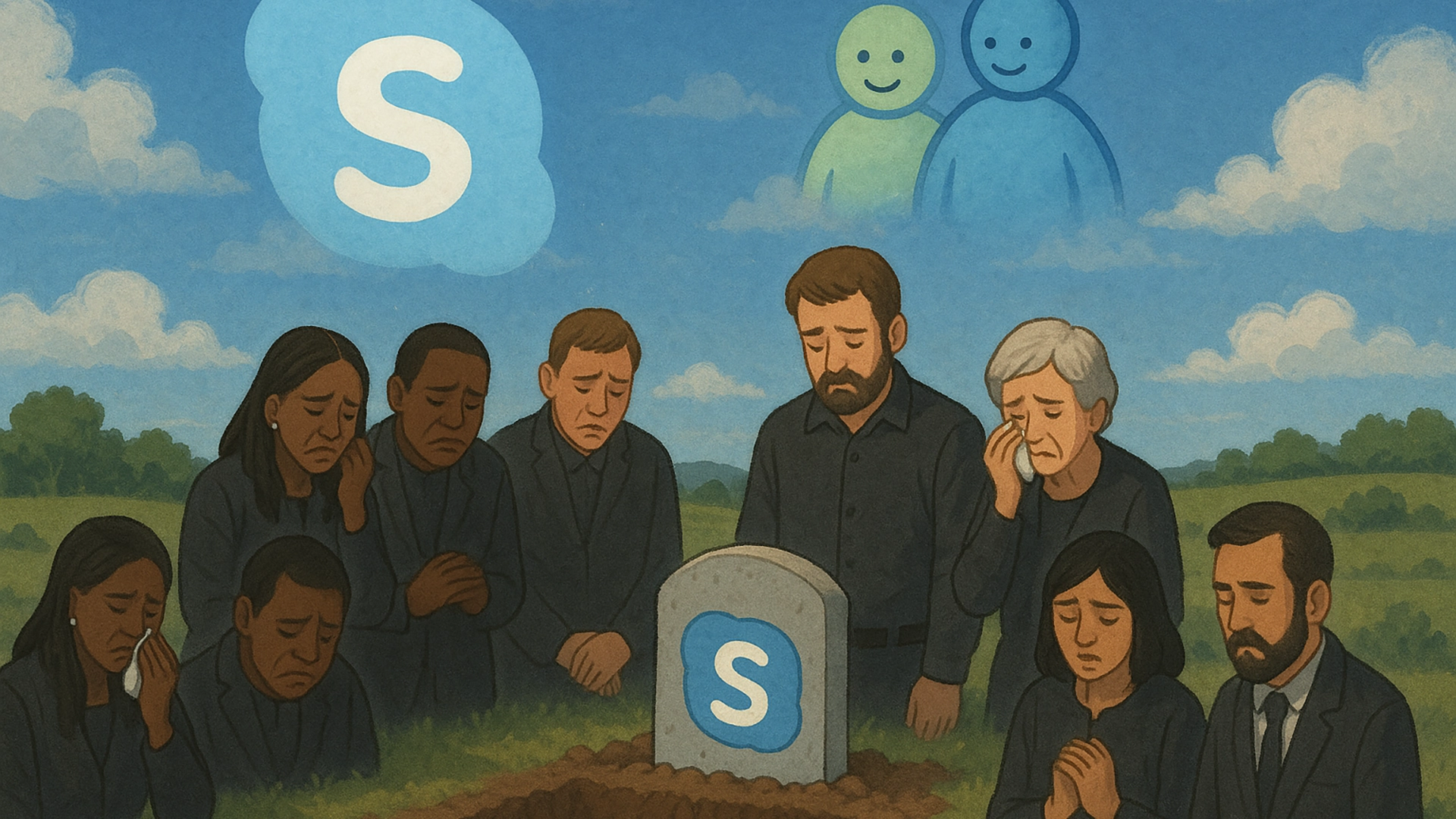 Opinion : Skype a disparu &mdash; L&rsquo;hommage en ligne &agrave; une technologie bien-aim&eacute;e